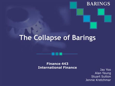 The Collapse of Baring