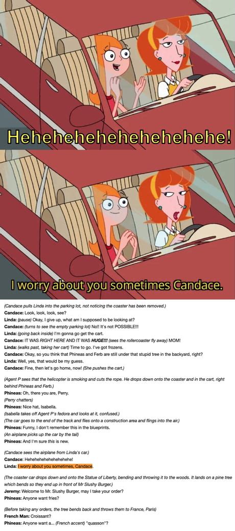 Phineas And Ferb Candace Meme