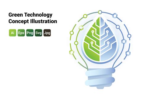 Green Technology Concept Illustration Graphic by INNNI · Creative Fabrica