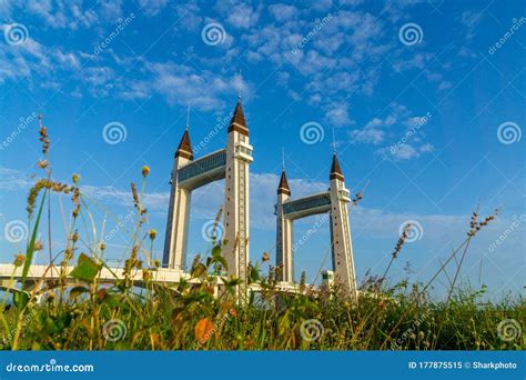 The Iconic Drawbridge Located Across the River in the Terengganu ...