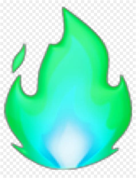 Fire Fuego Lightblue Celeste Green Verde Emoji Freetoedit - Emoji ...