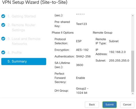 Configuring VPN Setup Wizard on the RV160 and RV260 - Cisco