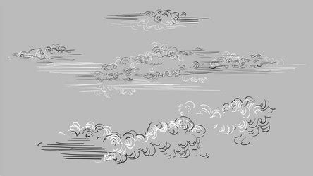 Clouds Pencil Drawing Vector Images (over 3,700)