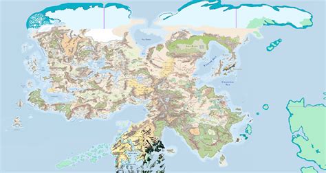 Faerunian continent by Markustay on DeviantArt