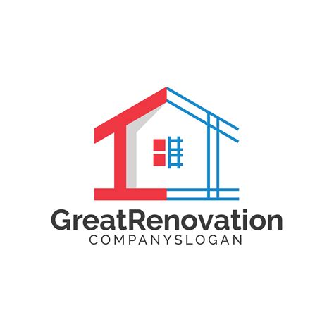 House Construction Renovation Logo (292573) | Logos | Design Bundles