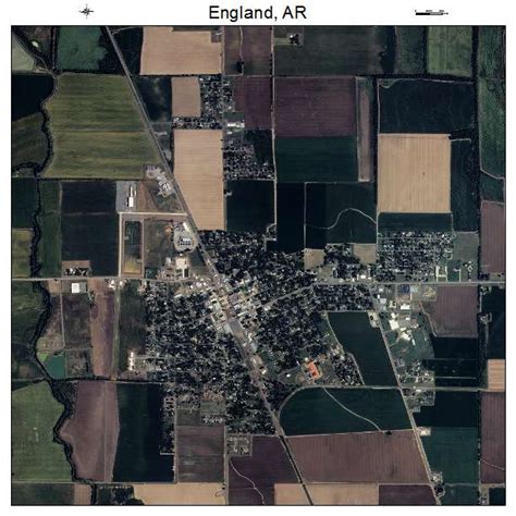 Aerial Photography Map of England, AR Arkansas