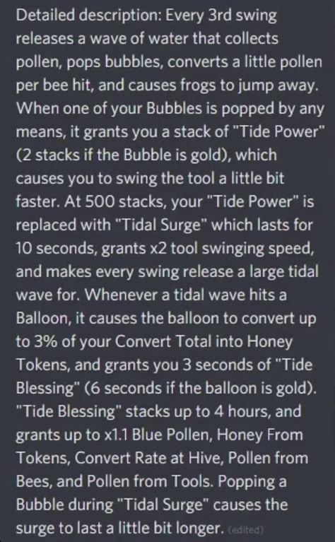 Tide Popper | Bee Swarm Simulator Test Realm Wiki | Fandom