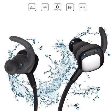 Waterproof Bluetooth Headphone Wireless Earbuds Sport Running Bluetooth ...