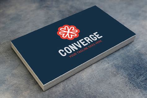 Converge logo vector | Creative Logo Templates ~ Creative Market