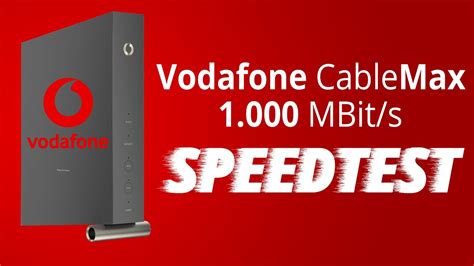 Vodafone Red Internet Phone 1000 Cable Max Gigabit Test / Erfahrung [1000 Mbit] Speedtest Cable ...