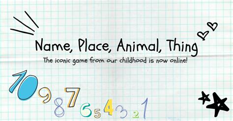 Name, Place, Animal, Thing — Revisiting a childhood game and bringing it online with React and ...