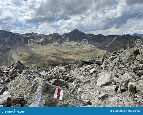 Hiking Trails or Mountaineering Routes of the Silvretta Alps Mountain ...