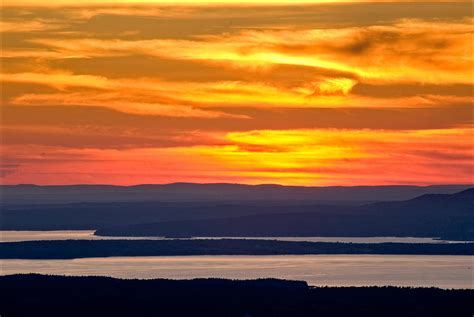 Cadillac Mountain Sunset Photograph by Howard Knauer - Fine Art America