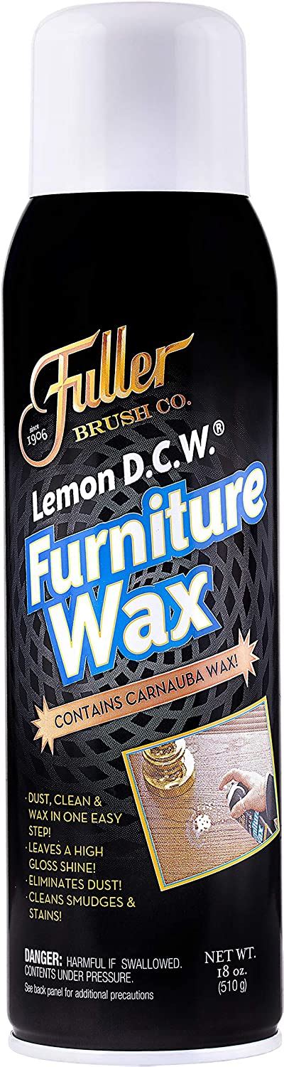 Amazon.com: Fuller Brush Lemon D.C.W. Furniture Wax – Dust, Clean & Wax ...