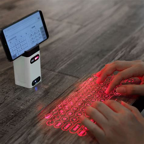 Virtual Laser Keyboard Bluetooth Wireless Projector Phone - Shopilk