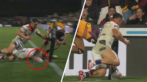 NRL 2024: Warriors v Broncos: Selwyn Cobbo denied 'freakish' try by ...