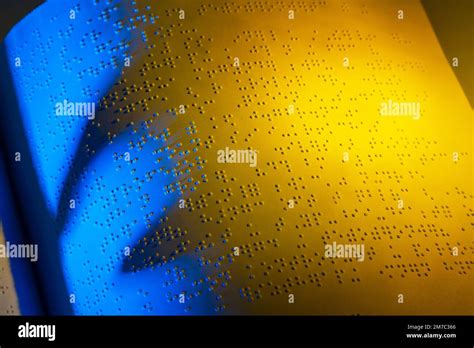 book with braille Stock Photo - Alamy