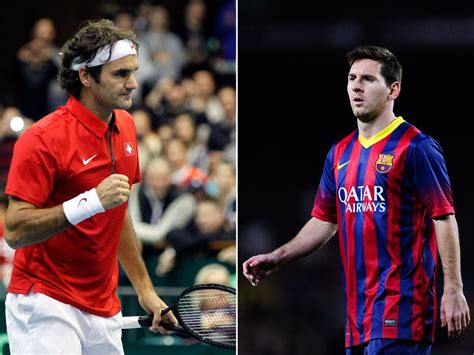 Lionel Messi tries his hand at cricket, while Roger Federer takes to ...