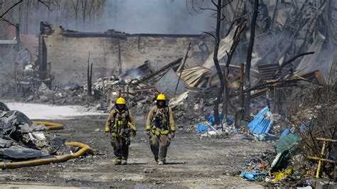 The EPA is urging people to report any debris left by the Indiana warehouse fire : NPR