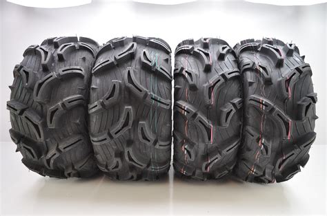 Maxxis MU01/MU02 Zilla Front & Rear Tire Set 27x9-12 & 27x11-12 [4 ...