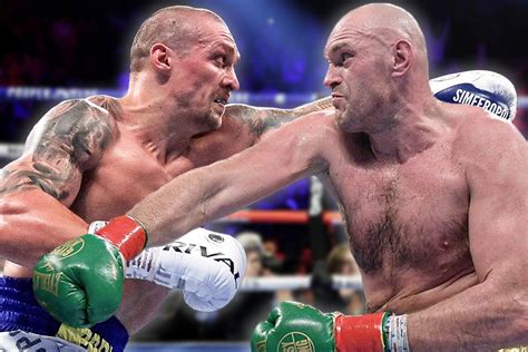 Tyson Fury vs Oleksandr Usyk Undisputed Heavyweight Title Fight ...