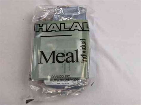 Meal, Halal, Individual / Halal MRE - Chicken And Vegetables | The ...