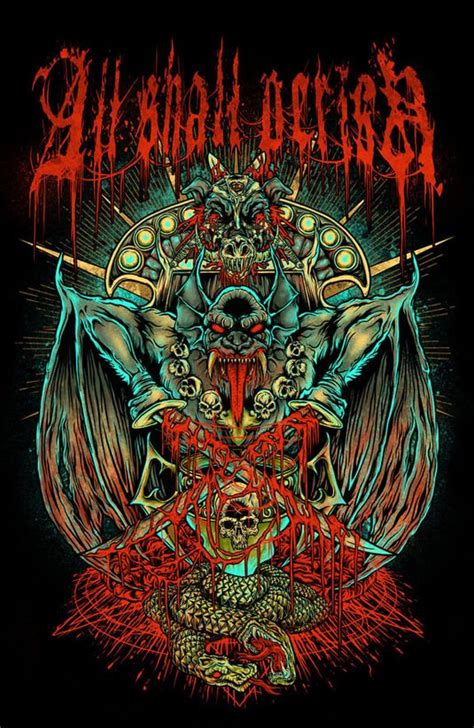 All Shall Perish on Behance | Metal posters art, Heavy metal art, Metal artwork