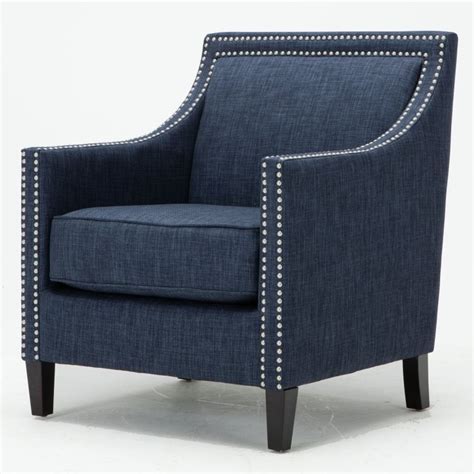 Comfort Pointe Taslo Navy Blue Accent Chair | Cymax Business