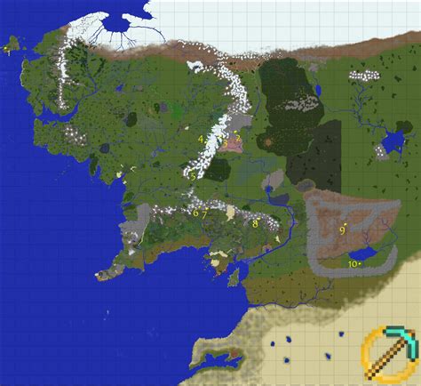 Middle Earth Map Minecraft Download - United States Map