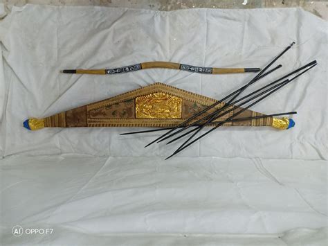 Ancient Egyptian Quiver Bow and Arrow. Tutankhamun's Bow - Etsy Canada