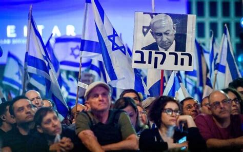 On Israel’s 75th birthday, the flag takes on new meaning as a symbol of protest | The Times of ...