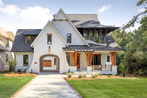 Porte-Cochere Elegance | Country house design, Modern english country ...