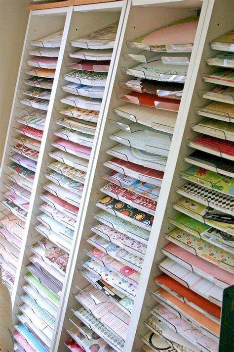 67 Magical Craft Room Storage Solution (10) | Scrapbook paper storage ...