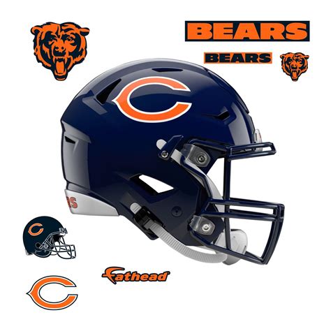 Chicago Bears: 2022 Helmet - NFL Removable Adhesive Decal Giant Helmet ...