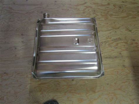 57 Chevy Bel Air Gas Fuel Tank Stainless Steel GM28D-S - Vans Auto