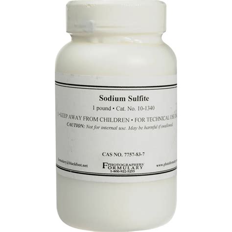 Photographers' Formulary Sodium Sulfite 10-1340 1LB B&H Photo