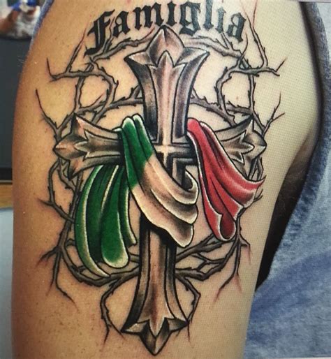 Cross Italian Flag Tattoo - orientfrau