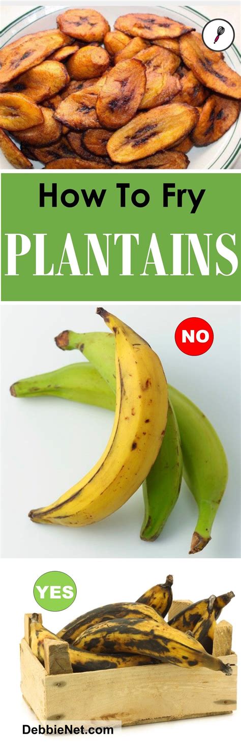 How to Fry a Plantain | DebbieNet.com | Dinner recipes, Plantains, Recipes