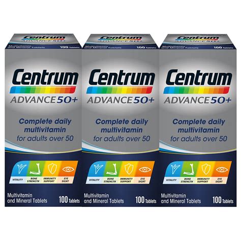 Centrum Advance Multivitamin And Mineral Tablets 100, 42% OFF