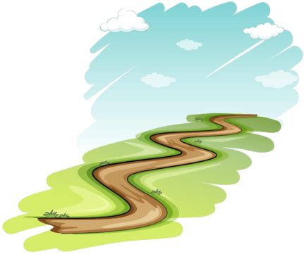 A Pathway Land Brown Green Vector, Land, Brown, Green PNG and Vector with Transparent Background ...