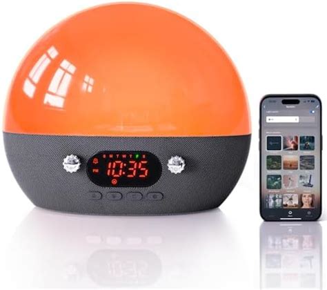 Amazon.com: MOMILLA White Noise Sound Machine- Sunrise Alarm Clock with ...