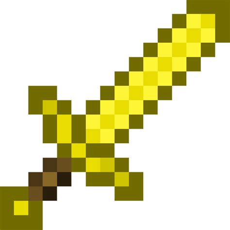 Minecraft Golden Sword Png