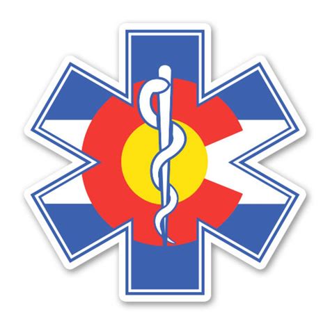 5 Colorado Flag Medic Sticker Nurse Sticker EMT Sticker - Etsy