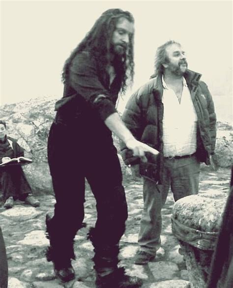 The Hobbit behind the scenes BTS - Richard Armitage and Peter Jackson O ...