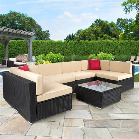 Rattan garden sofa sets for classy garden – TopsDecor.com