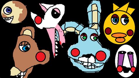 Fnaf 2 Toy Characters by foxyspoorlittlesoul on DeviantArt