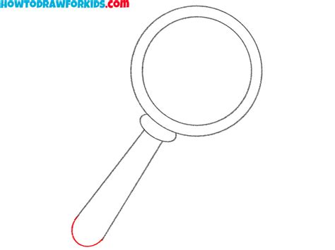 How to Draw a Magnifying Glass - Easy Drawing Tutorial For Kids