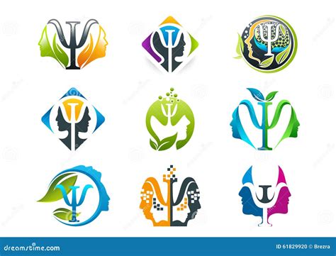 Psychology Concept Logo Design Stock Vector - Illustration of graphic, abstract: 61829920