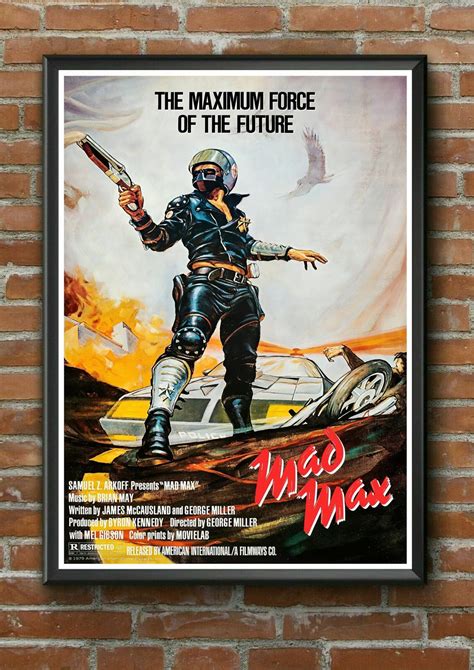 Mad Max Movie Poster - Version 1/2 - 1979 Movie Film Poster Print ...