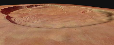 ESA - Olympus Mons caldera in perspective